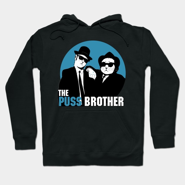 The Puss Brother Hoodie by Fabelink